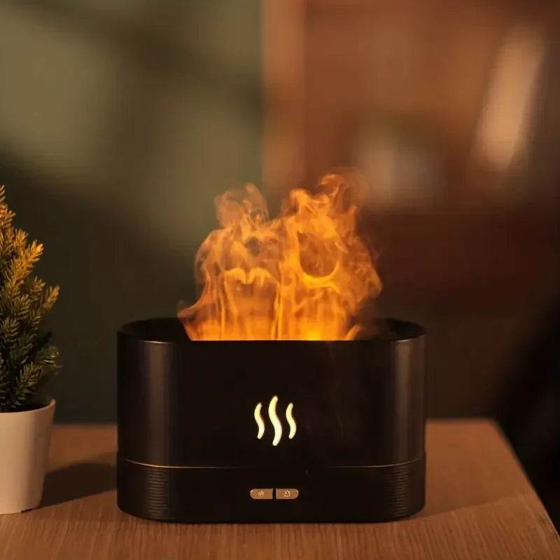 Simulated Flame Aroma Diffuser & Ultrasonic Cool Mist Maker