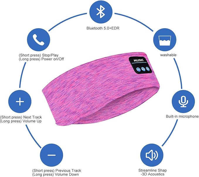 Wireless Sleep Headphones for Side Sleepers