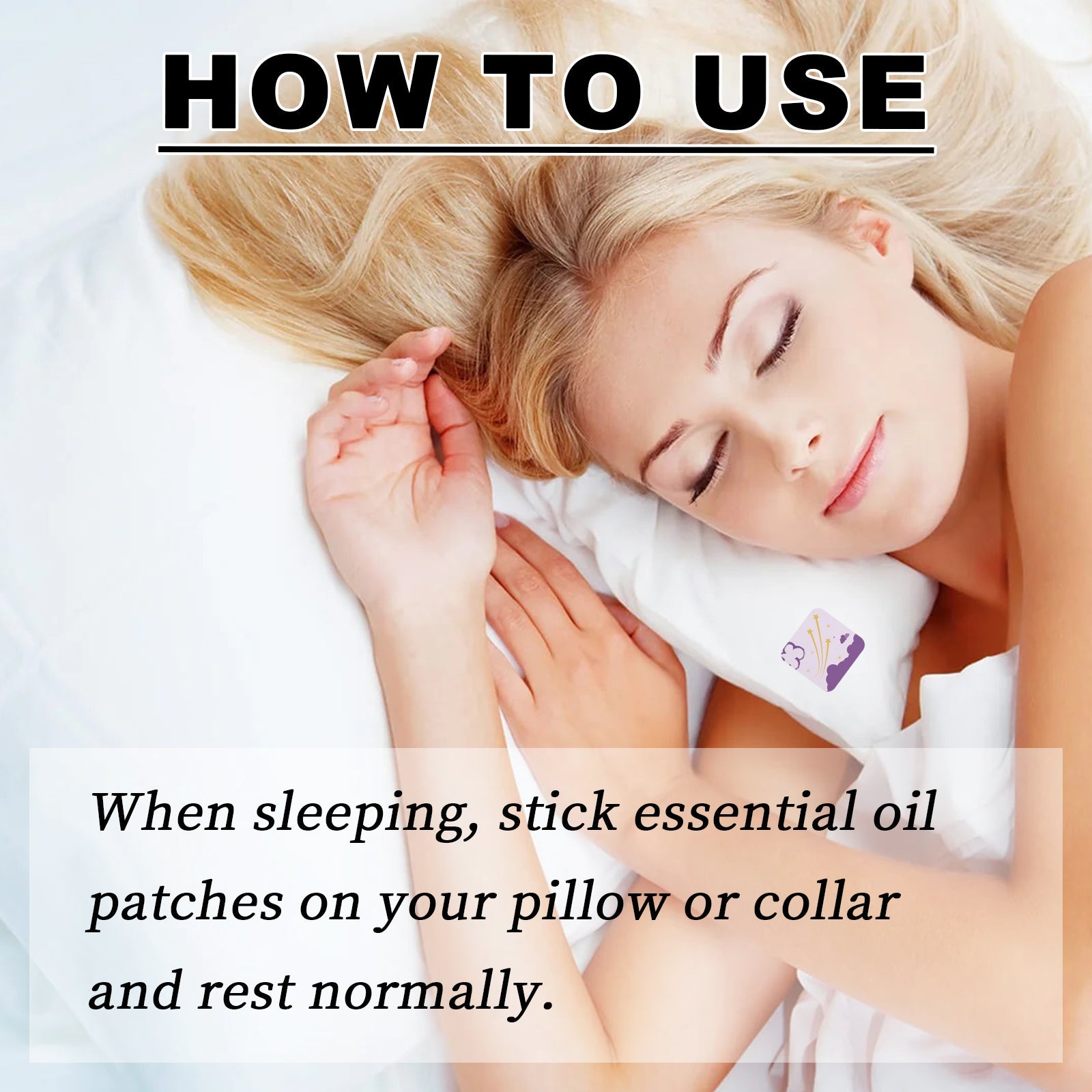 Essential Oil Goodnight Patch, Helps You Fall Asleep Quickly At Night And Relieves Body Muscle Fatigue And Stress Sleep Patch