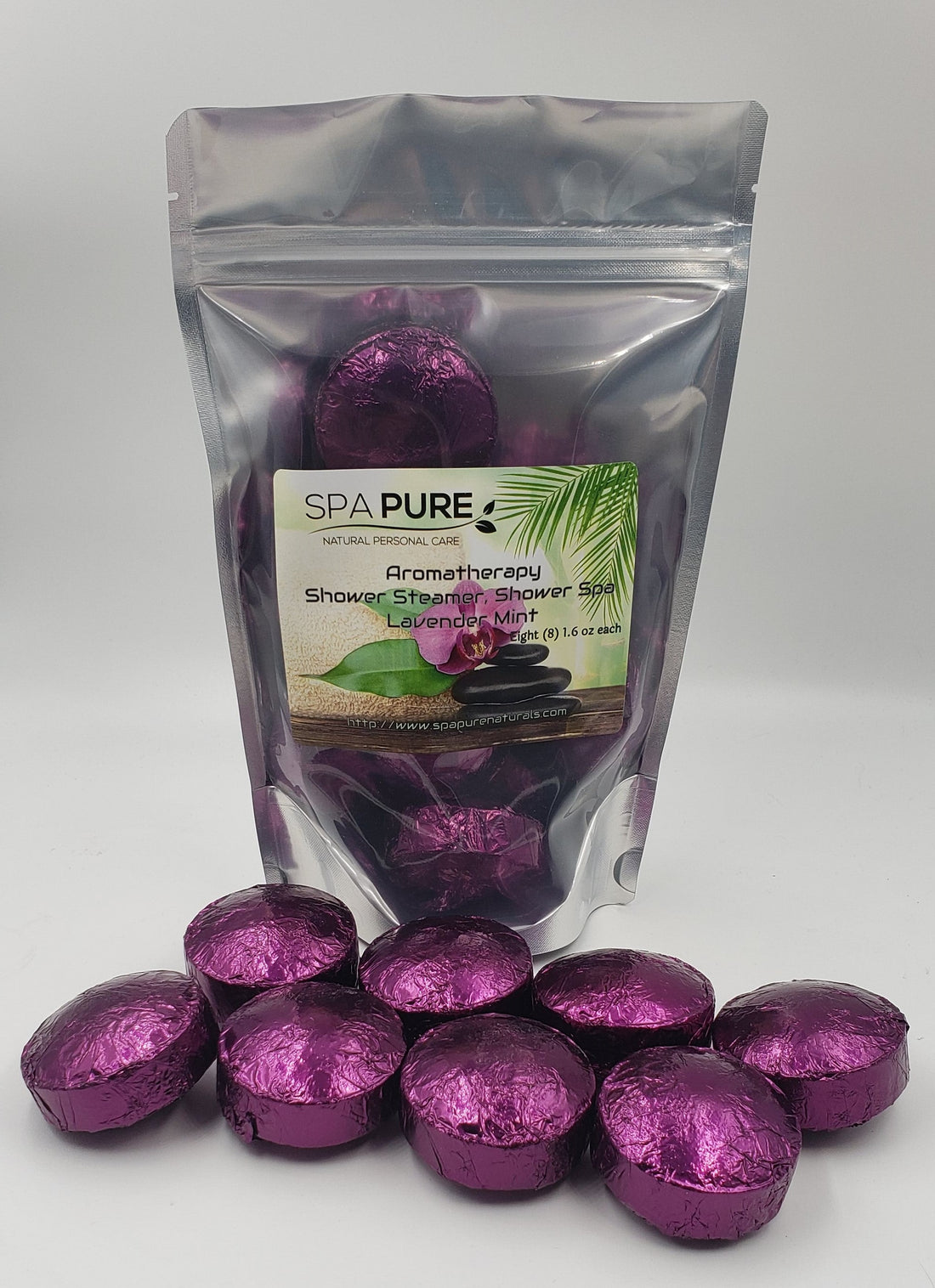 8 Aromatherapy Shower Bombs USA Made, 100% Natural/Organic Essential Oils-Transform your shower-Transform your mood