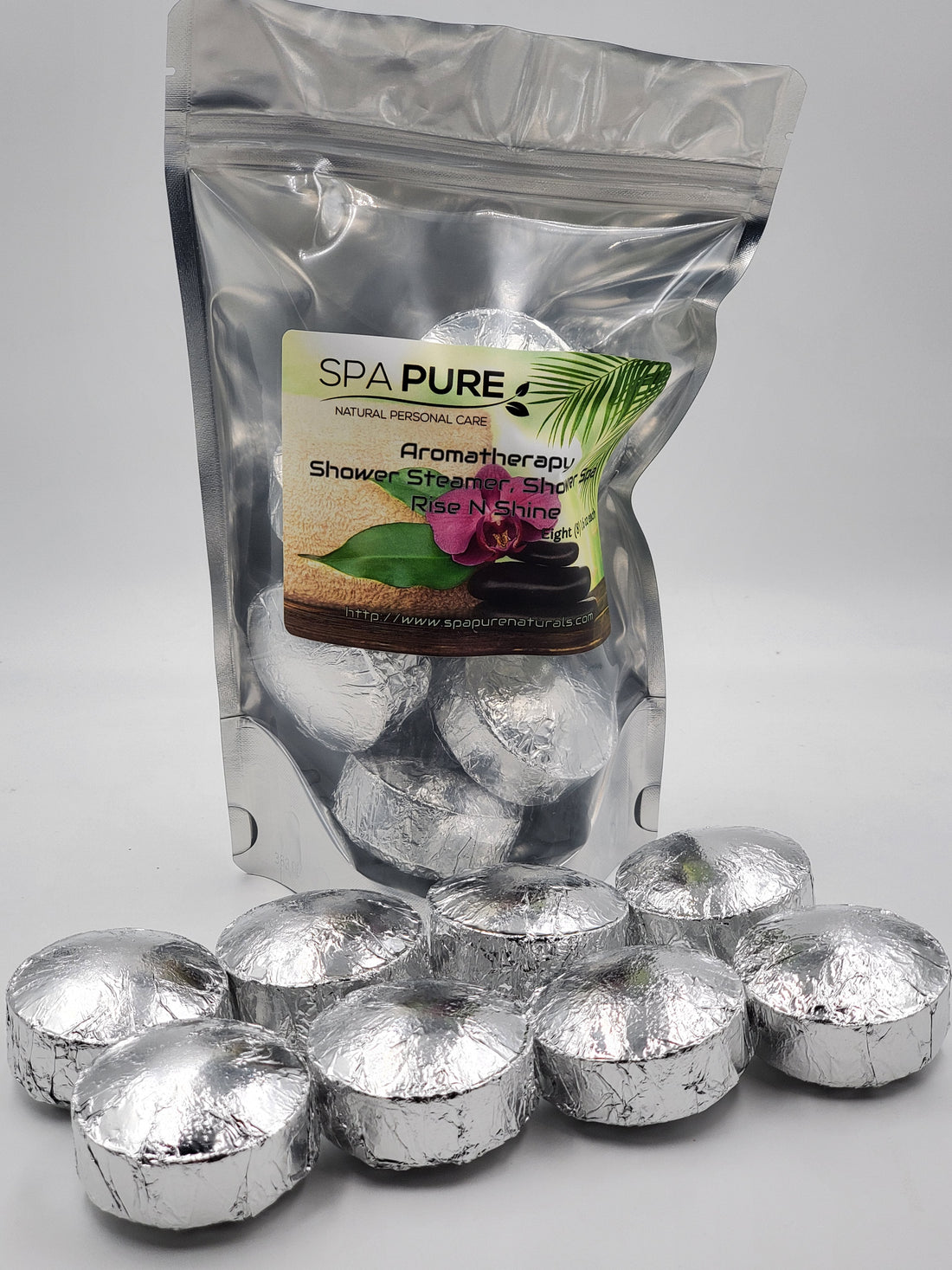 8 Aromatherapy Shower Bombs USA Made, 100% Natural/Organic Essential Oils-Transform your shower-Transform your mood