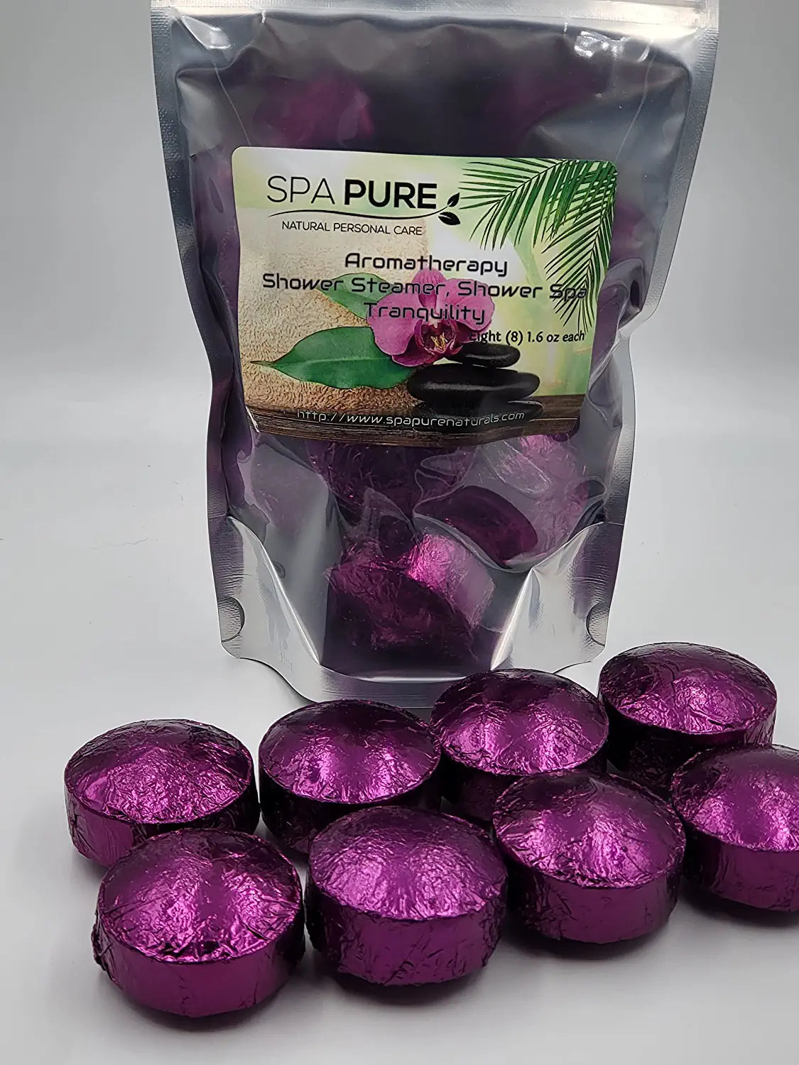 8 Aromatherapy Shower Bombs USA Made, 100% Natural/Organic Essential Oils-Transform your shower-Transform your mood