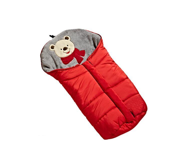 Newborn Winter Warm Baby Sleeping Bag Sleep sack For Stroller for Baby Sleep Sack Thickening Dual-use  For Baby Kids