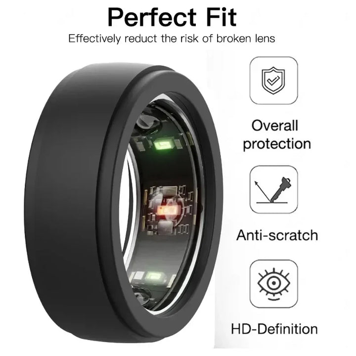 For Samsung Galaxy Ring Anti-Scratch Protective Soft Elastic Silicone Funda for Men Women Sleep Health Monitor Sports Smart Ring