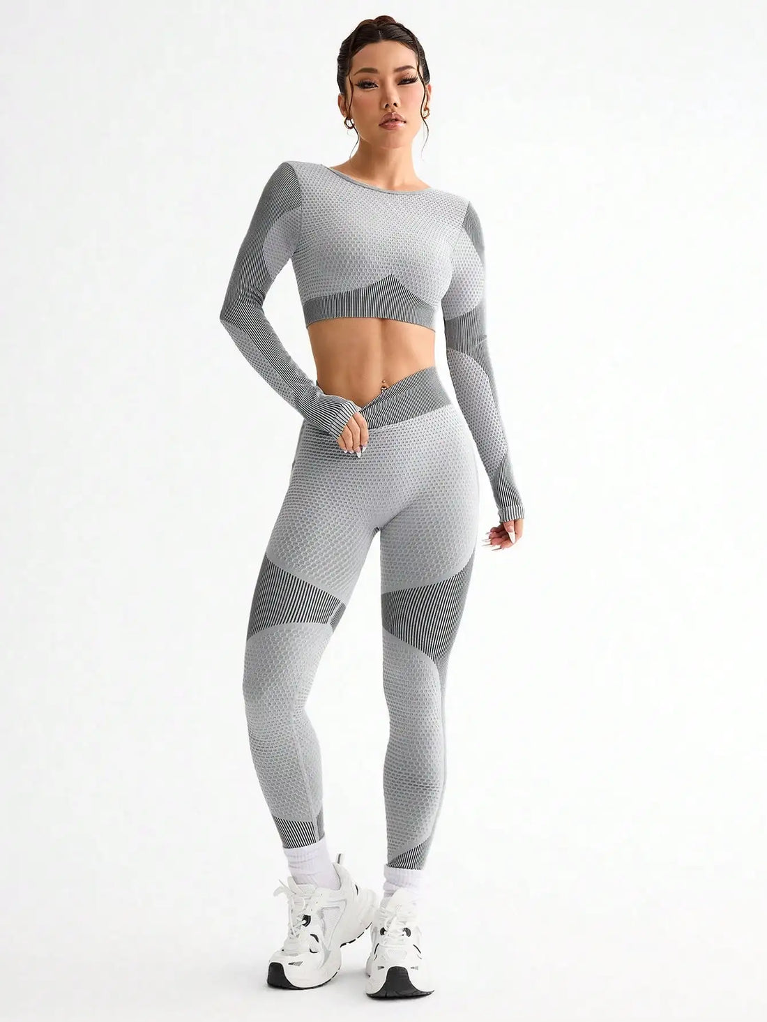 Women's 2-Piece Seamless Yoga Suit: Breathable Fitness Set