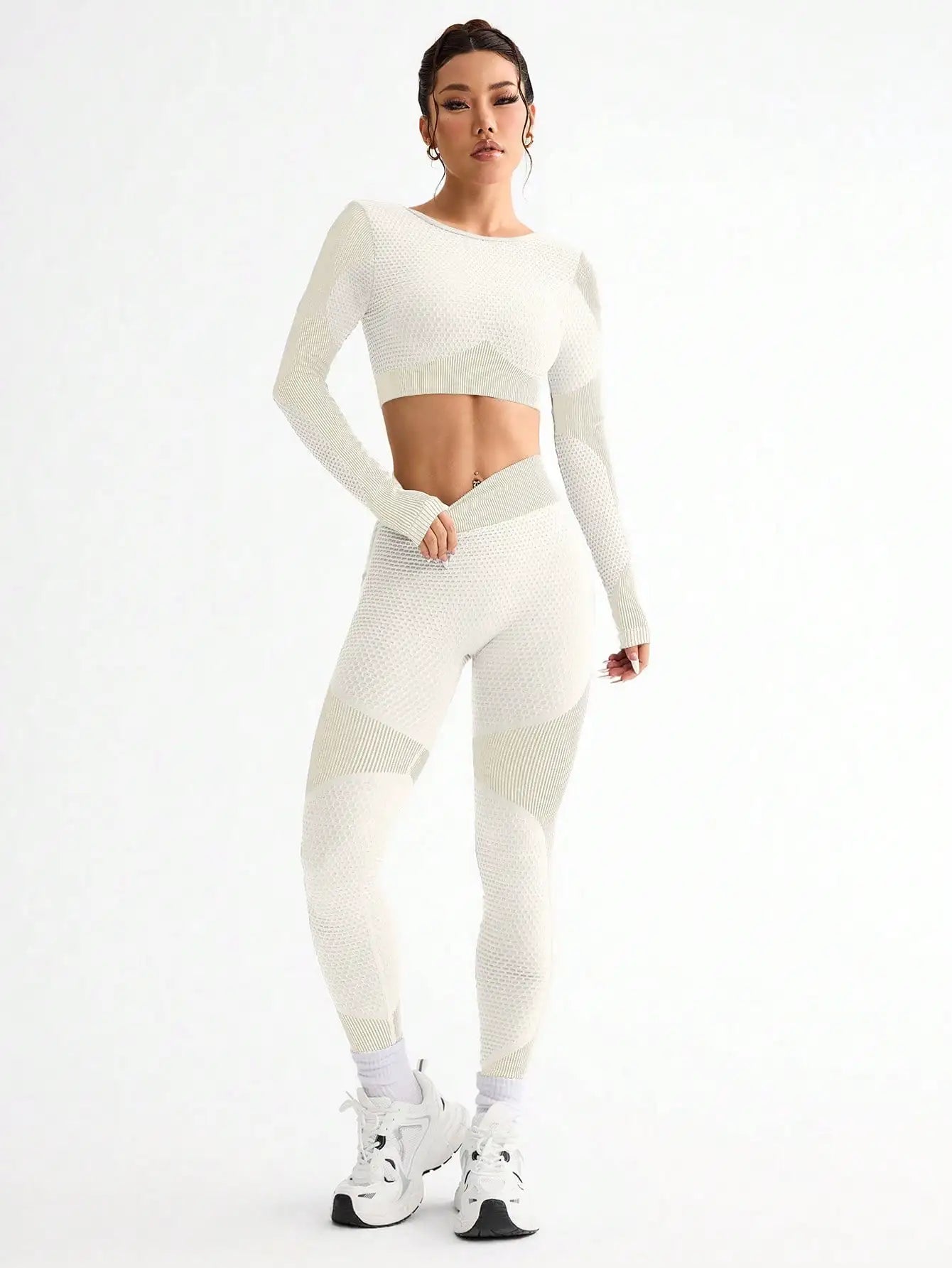 Women's 2-Piece Seamless Yoga Suit: Breathable Fitness Set