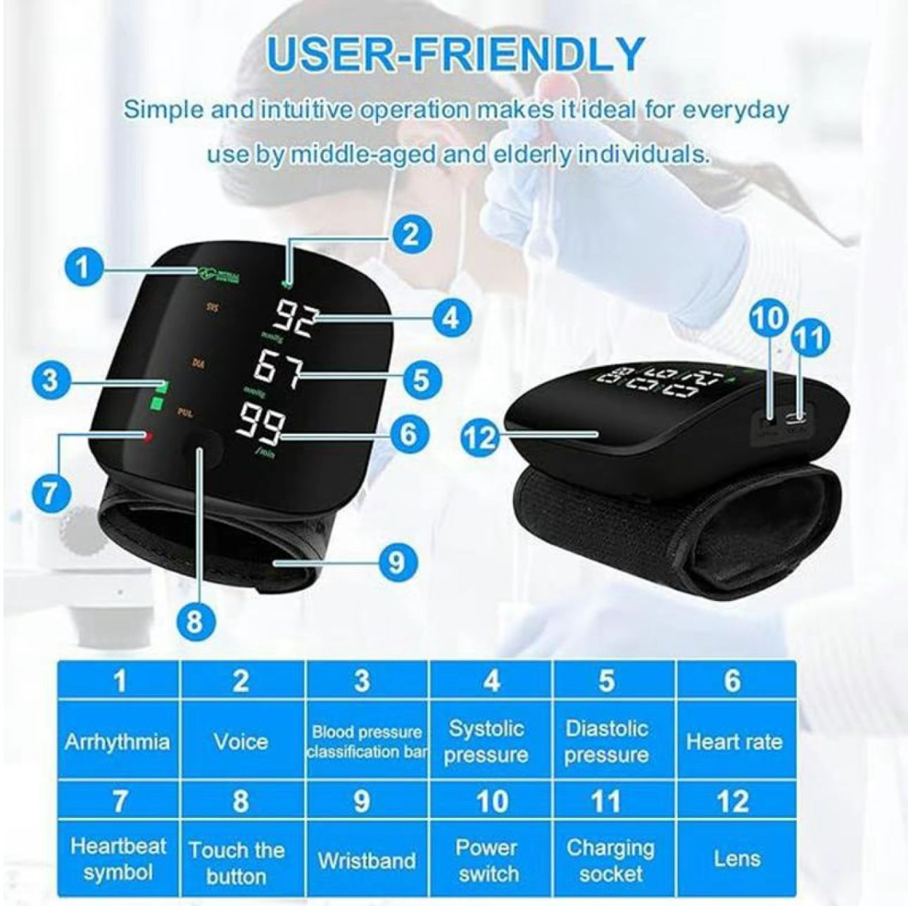 Wrist BP Monitor