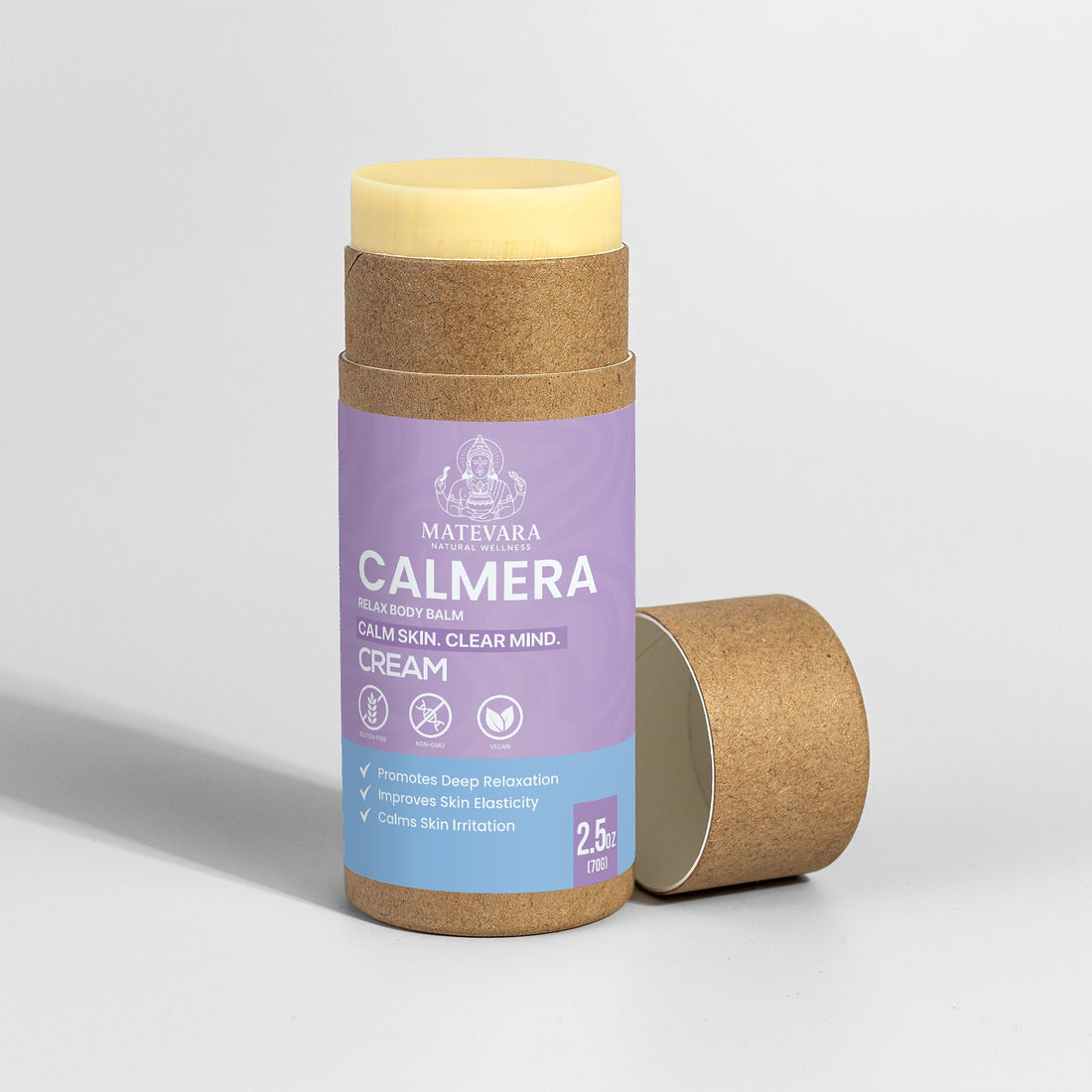 Calmera Body Balm Stick |Solid Moisturizer for Skin | 2.5 oz