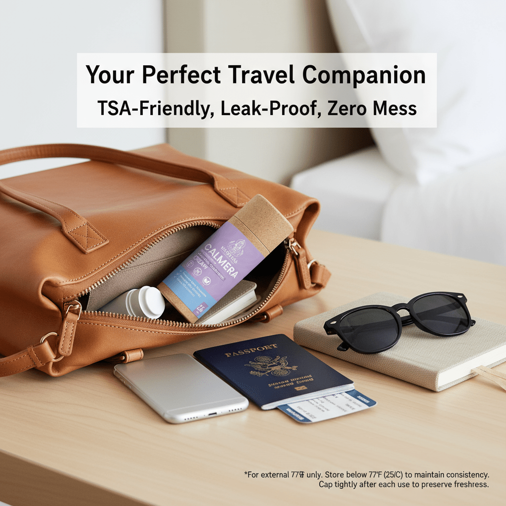 Calmera Body Balm Stick |Solid Moisturizer for Skin | 2.5 oz