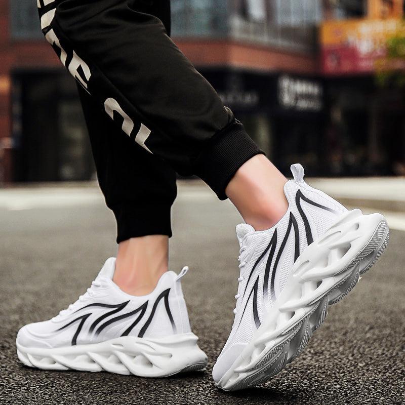 Casual Men's Running Sneakers Light Blade Breathable Comfortable Lightweight Men Jogging Breathable Tennis Sport Shoes For Workout Walking Outdoor Sport Gym