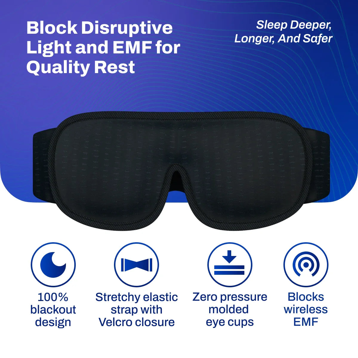 EMF Radiation Protection Sleep Mask