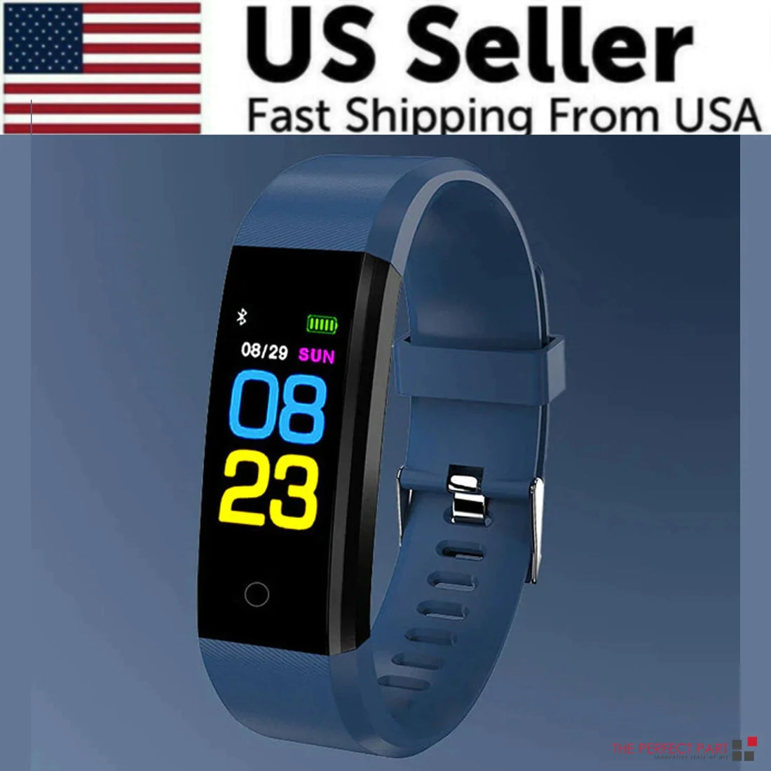 IP67 Waterproof Fitness Tracker Smart Watch with Heart Rate, BP, Sleep & Multi‑Sport