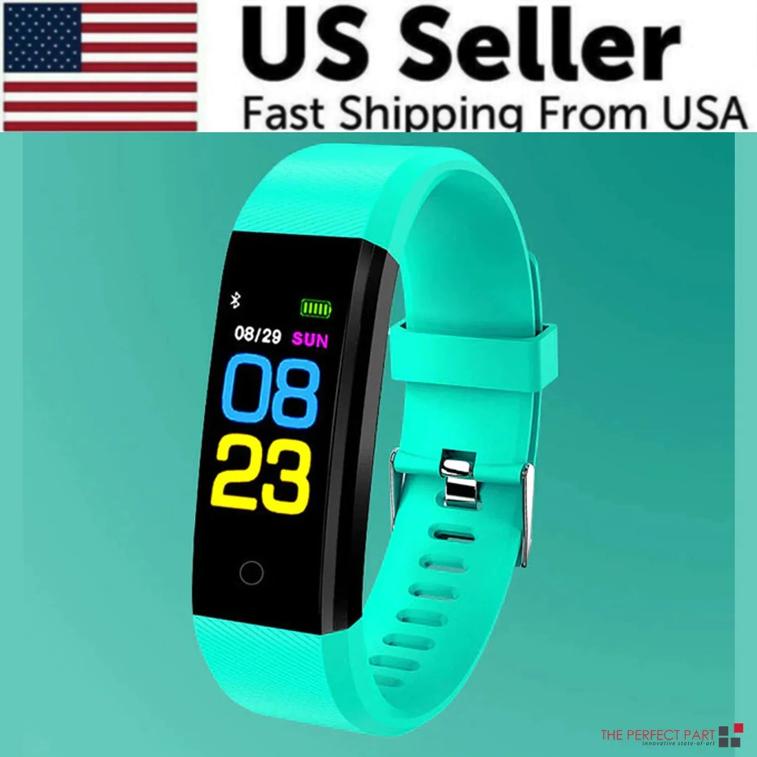 IP67 Waterproof Fitness Tracker Smart Watch with Heart Rate, BP, Sleep & Multi‑Sport