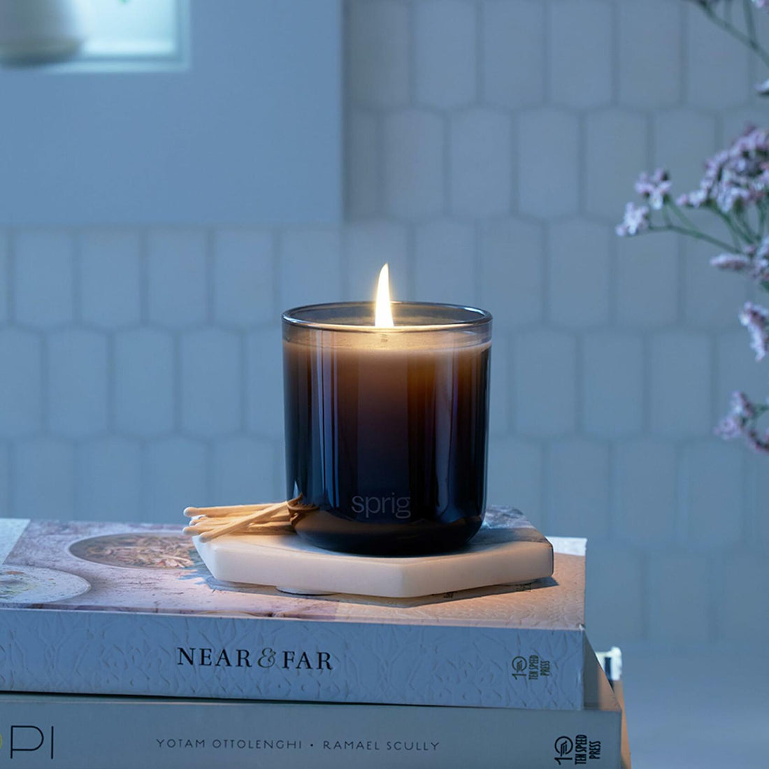 Sprig by Kohler Sleep Aromatherapy Candle with Lavender and Vanilla - 8 oz