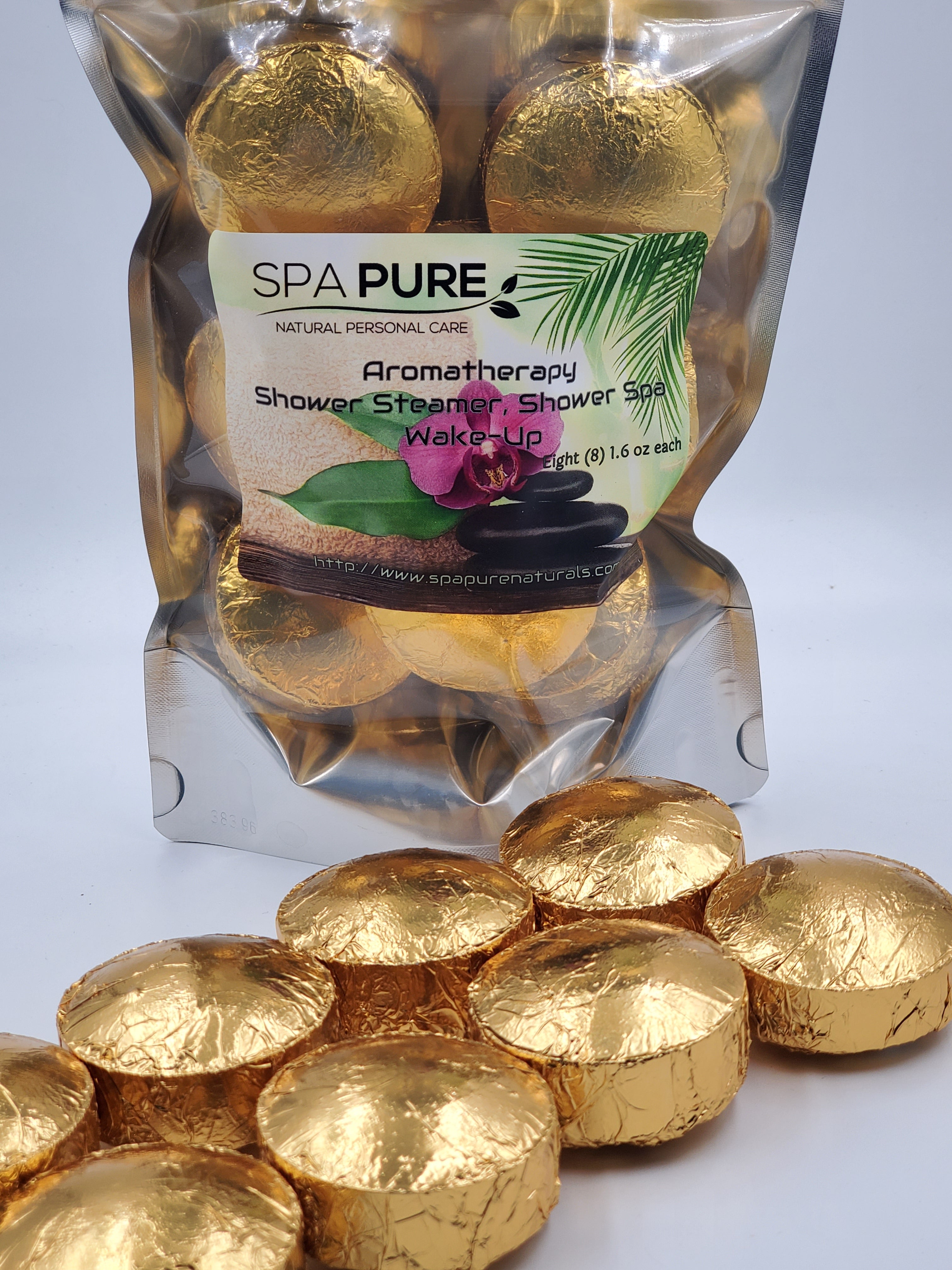 8 Aromatherapy Shower Bombs USA Made, 100% Natural/Organic Essential Oils-Transform your shower-Transform your mood